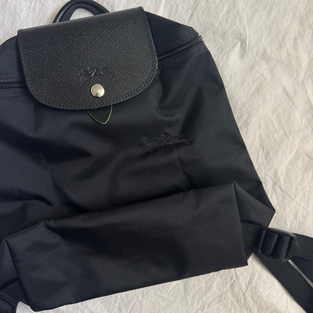 Longchamp Black Le Pliage Backpack - Picture 2 of 2